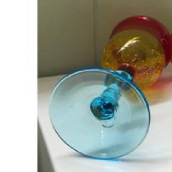 Ryukyu Glass mini wine glass cup graduation - Picture 2 of 4